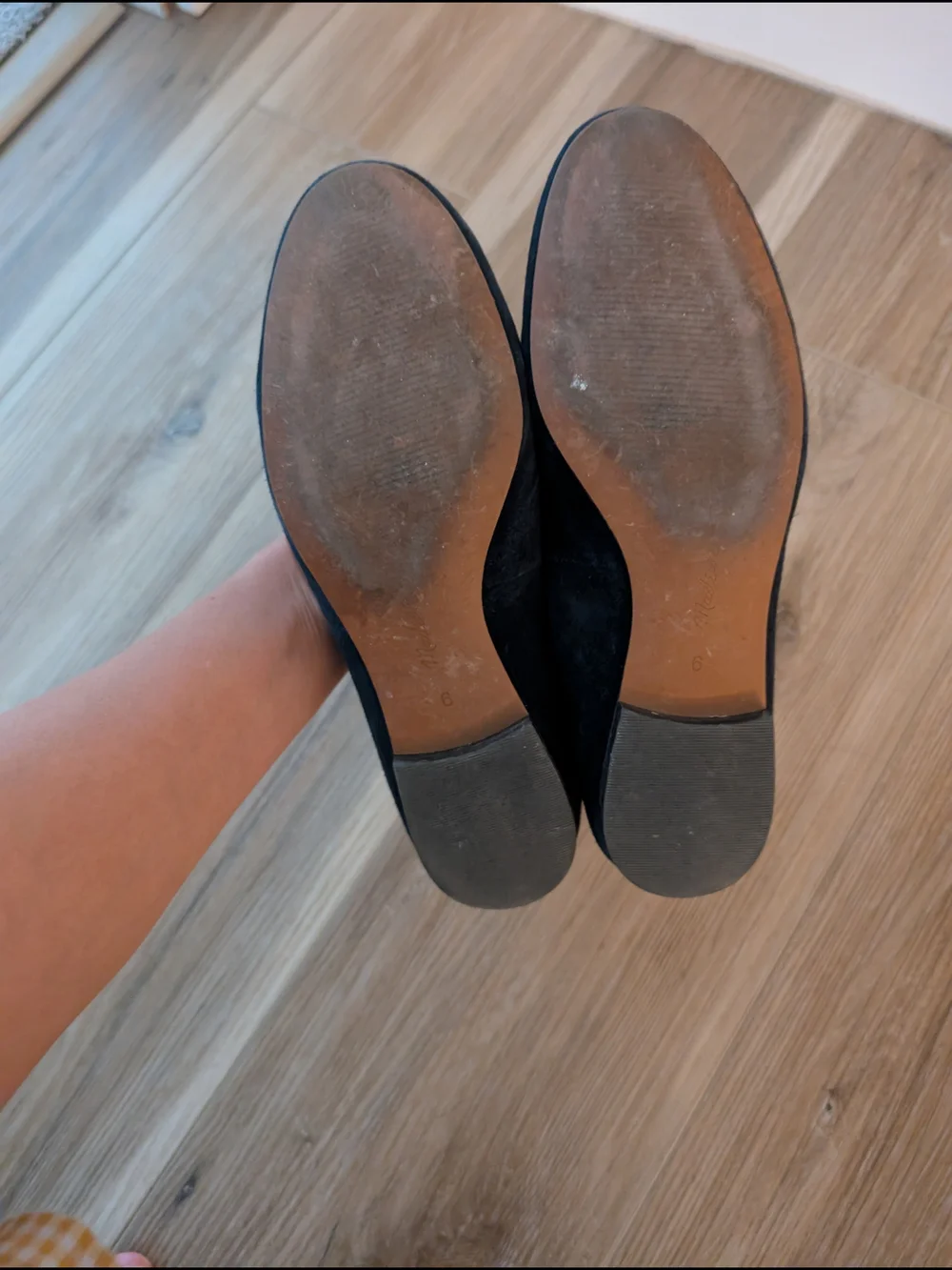 Madewell April Ballet Flats in Suede Blue
